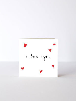 Mini Heart I love you Card - HAYGEN
