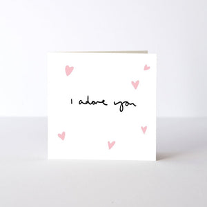 Mini Heart I Adore you Card - HAYGEN