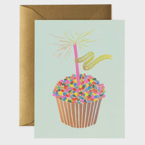 Rifle Cupcake Birthday Card - HAYGEN