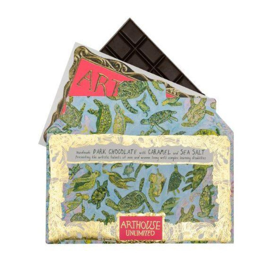ArtHouse - Chocolate Bar Turtles - Dark with Caramel & Sea Salt - 100g - HAYGEN
