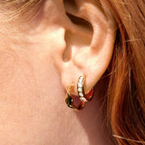 Twist Hoop Earrings - Gold - HAYGEN
