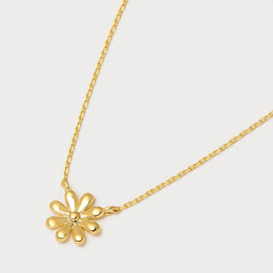 Doodle Flower Pendant - Gold - HAYGEN