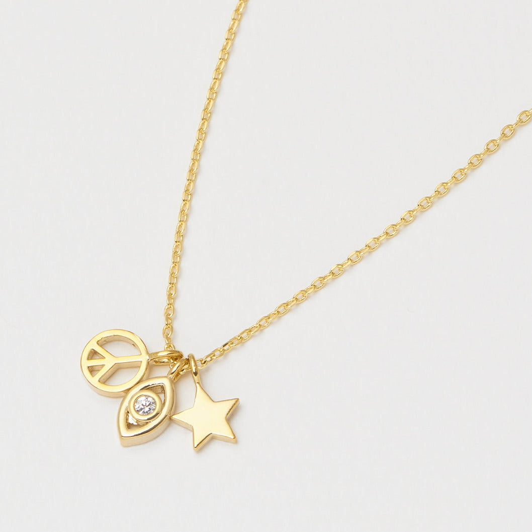 Lucky Trio Pendant Necklace - HAYGEN