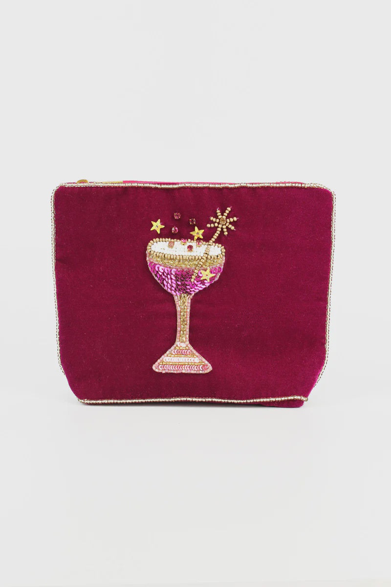 Velvet Beaded Cocktail Small Purse - HAYGEN