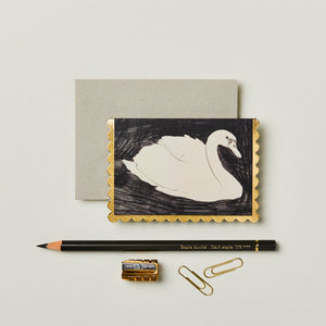 Wanderlust Paper Co. - Swan Mini Card - HAYGEN