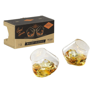 Rocking Whiskey Glasses, Set of 2 - HAYGEN