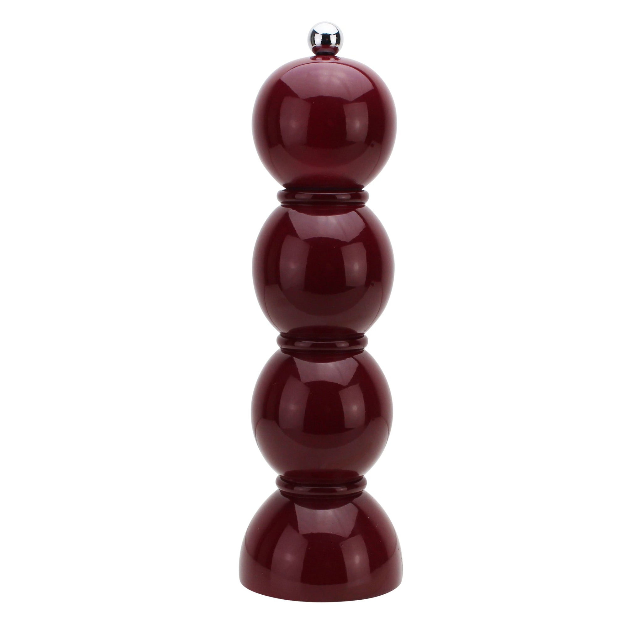 Addison Ross - Deep Cherry Red Bobbin Salt Or Pepper Mill Grinder - HAYGEN