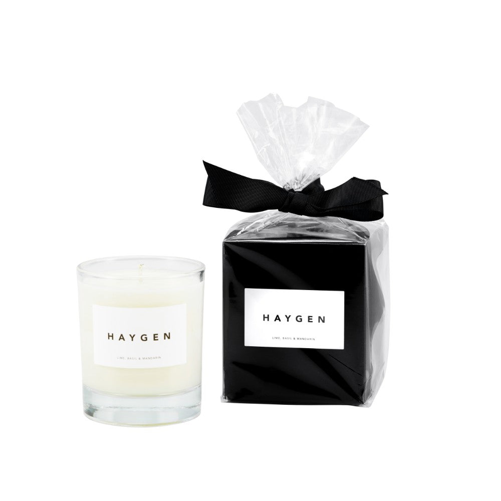 Haygen - Candle Medium Lime, Basil & Mandarin - HAYGEN