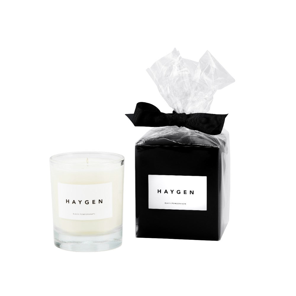 Haygen - Candle Medium Black Pomegranate - HAYGEN