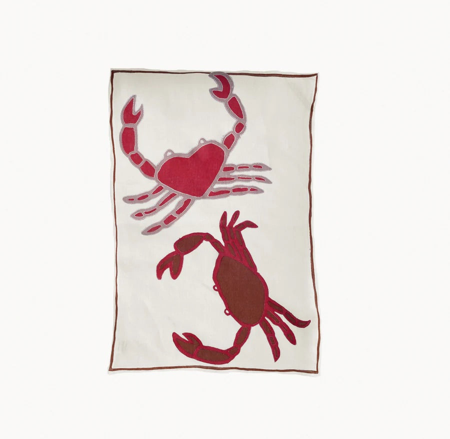 Amuse la Bouche - Crab Tea Towel - HAYGEN