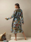 One hundred stars - Gown - Eccentric Blooms Sky - HAYGEN