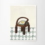 Isabelle Vandeplassche - Chair with Fruit - 50x70 cm - HAYGEN