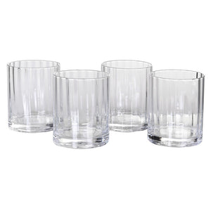 Ribbed Whiskey Glasses - Set of 4 - HAYGEN