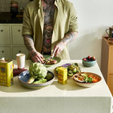 HKliving - 70s Ceramic Salad Bowl - Peat - HAYGEN