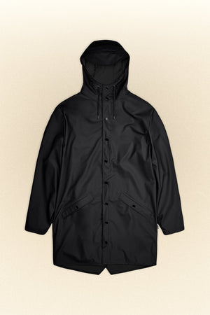 Rains - Long Jacket - Black - HAYGEN