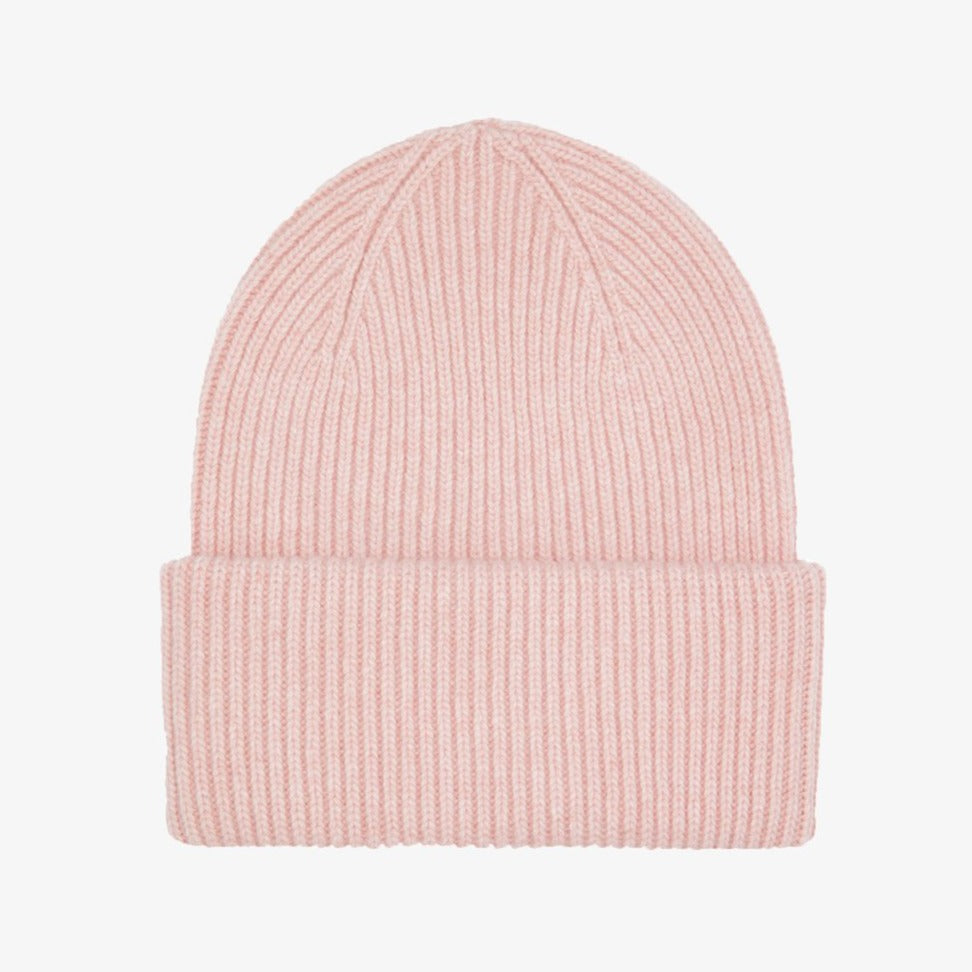 Colorful Standard Merino Wool Beanie Faded Pink - HAYGEN