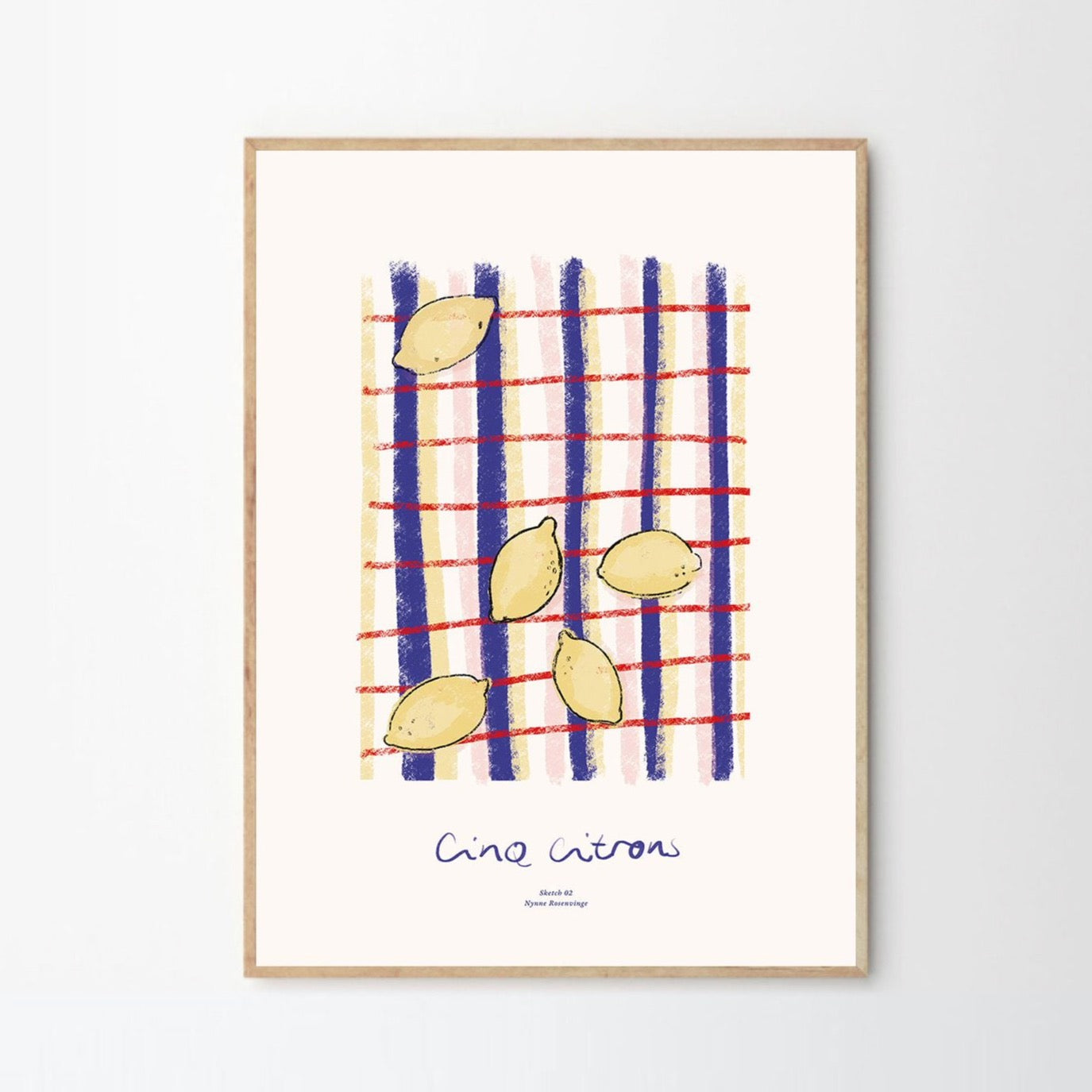 Nynne Rosenvinge, Cinq Citrons - 30x40cm - HAYGEN