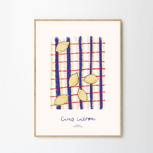 Nynne Rosenvinge, Cinq Citrons - 30x40cm - HAYGEN