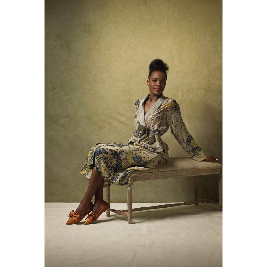 One Hundred Stars - Gown - Dhurri Taupe - HAYGEN