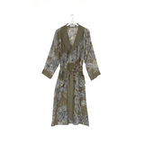 One Hundred Stars - Gown - Etched Floral Khaki - HAYGEN