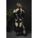 One Hundred Stars - Crepe Gown - Stork Black - HAYGEN