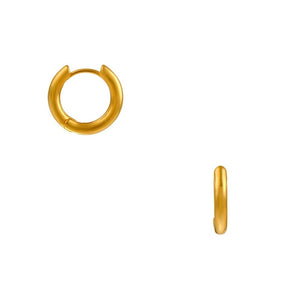 Everyday Elevated Hoop 15mm - Gold - HAYGEN
