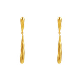 Organic Droplet Earring - Gold - HAYGEN