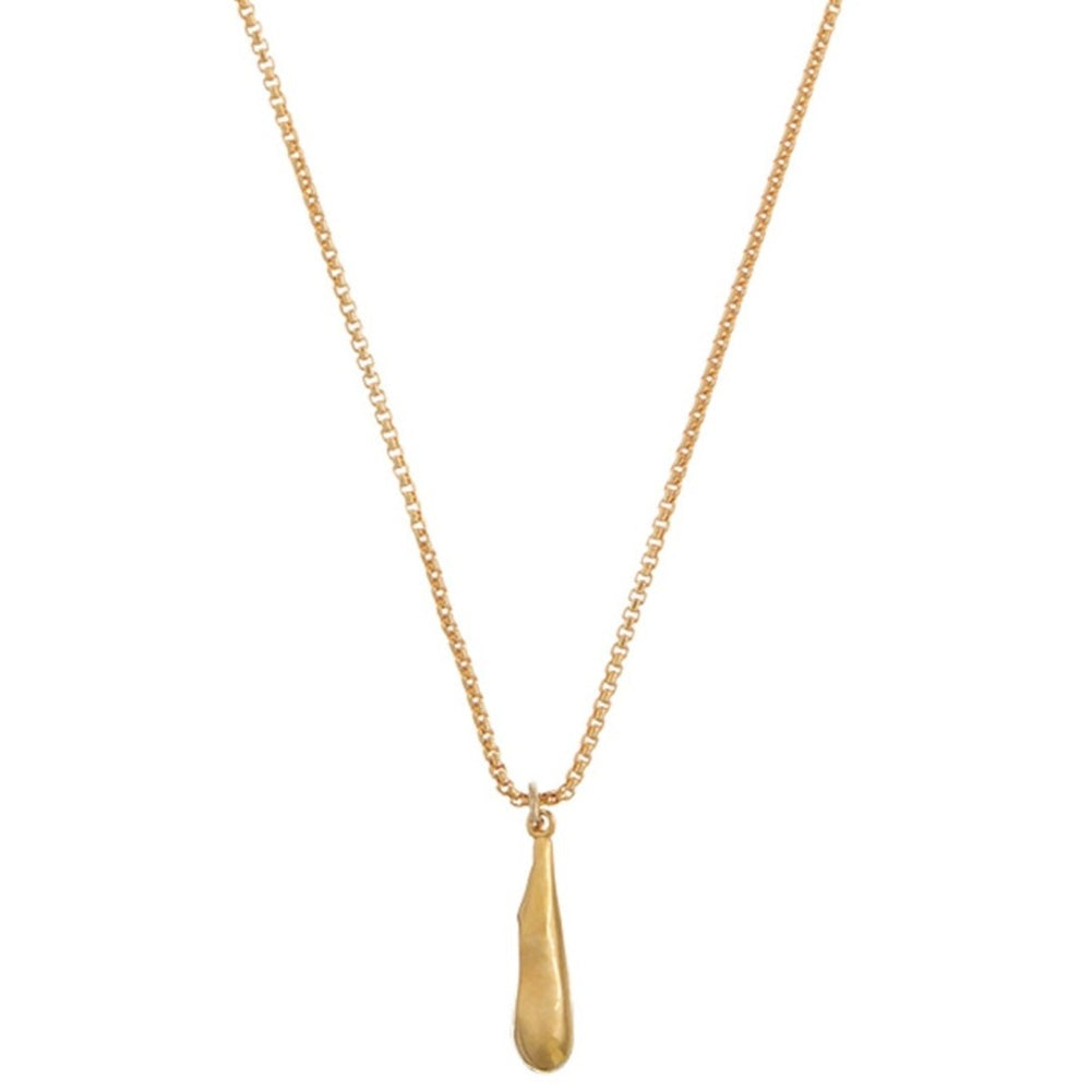 Organic Droplet Necklace - Gold - HAYGEN
