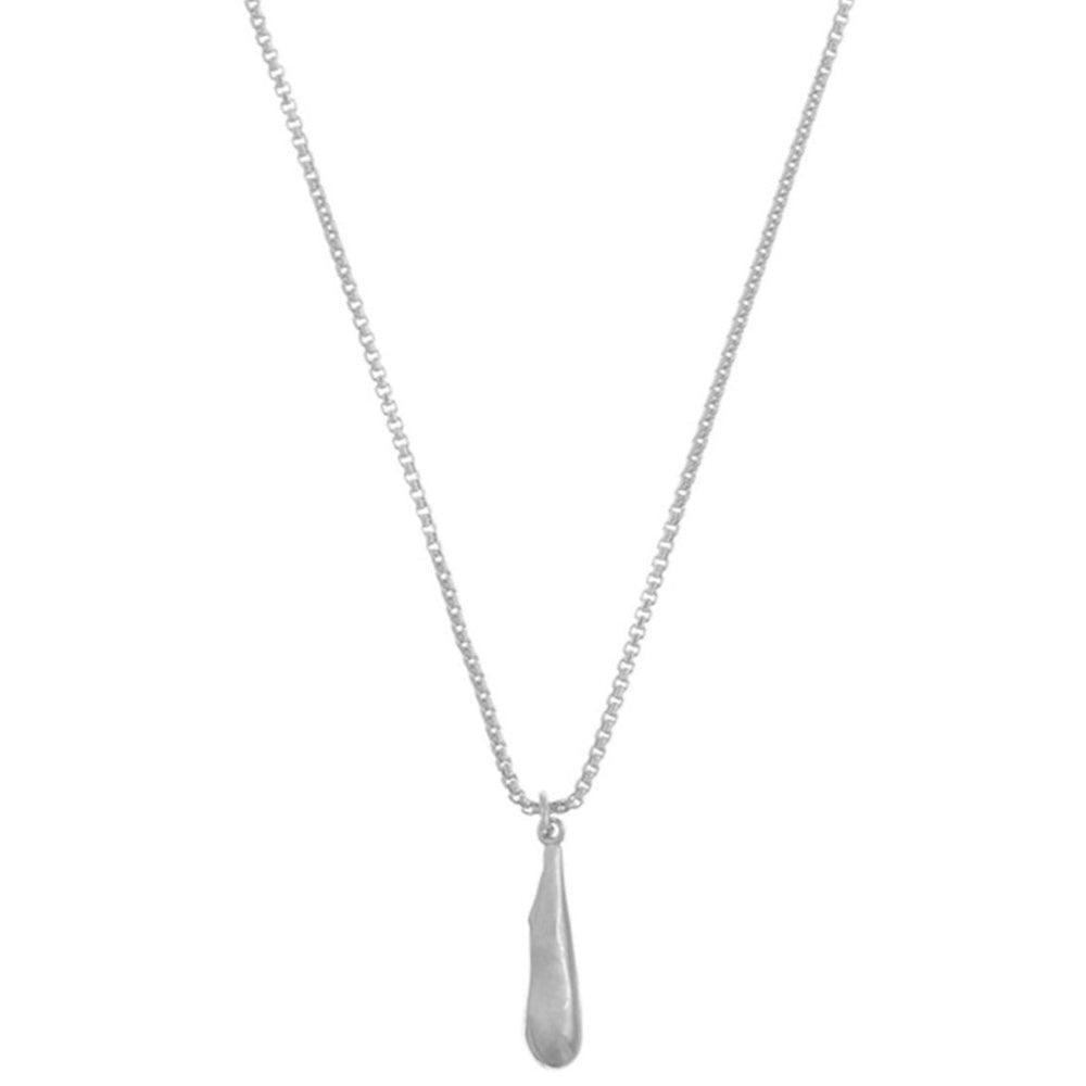 Organic Droplet Necklace - Silver - HAYGEN