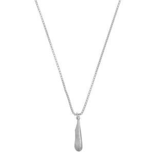 Organic Droplet Necklace - Silver - HAYGEN