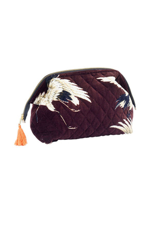 One Hundred Stars - Velvet Pouch - Stork Burgundy - HAYGEN