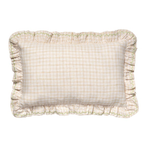 Projektityyny - Vanukas Check Frill Cushion - Honeycomb - HAYGEN