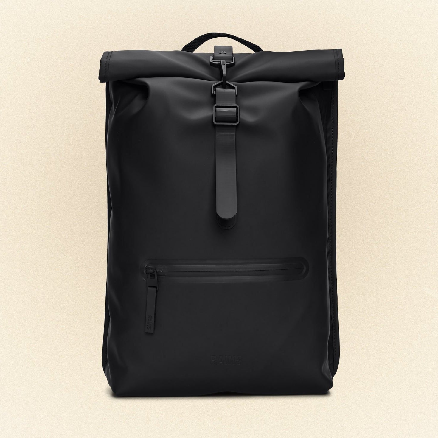 Rains - Rolltop Rucksack - Black - HAYGEN