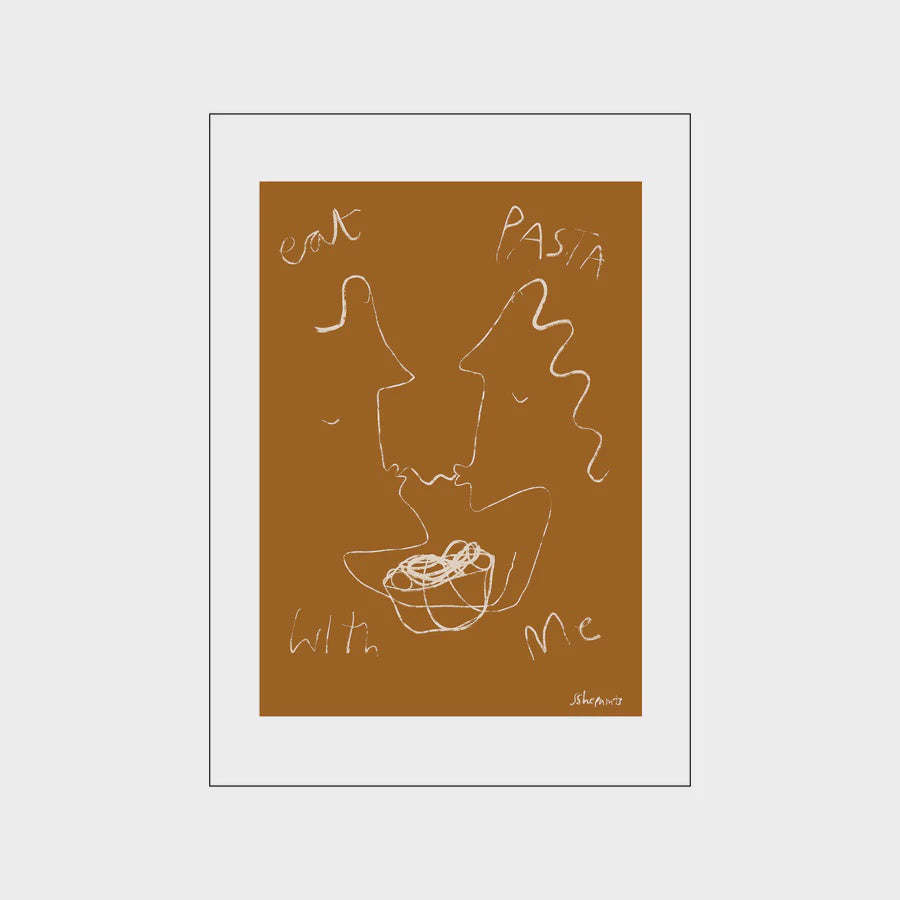 Ruby Hughes - Eat Pasta With Me - 30x40cm - HAYGEN