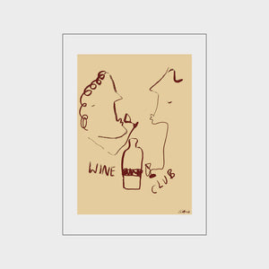 Ruby Hughes - Wine Club - 50x70cm - HAYGEN
