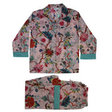 Cotton Pyjamas - Pink Exotic Flowers - HAYGEN