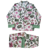 Cotton Pyjamas - Pink Chintz Print - HAYGEN