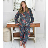 Cotton Pyjamas - Grey Fruit Bird - HAYGEN