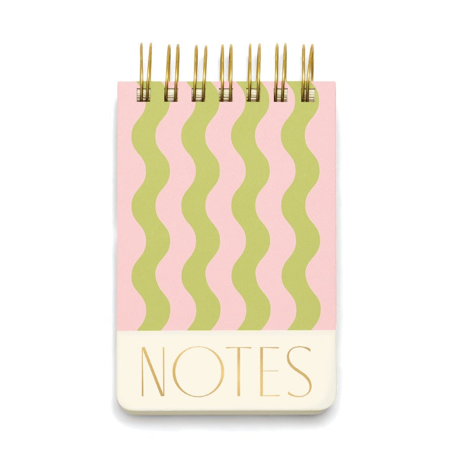 Twin Wire Notepad Wavy - Stripes - HAYGEN