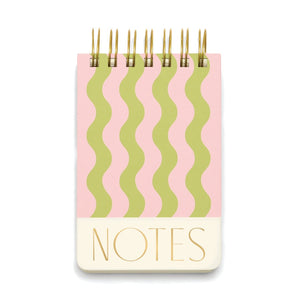Twin Wire Notepad Wavy - Stripes - HAYGEN