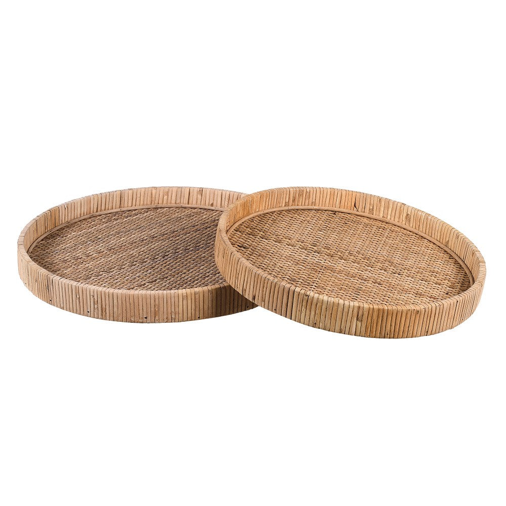 Round Rattan Tray - HAYGEN