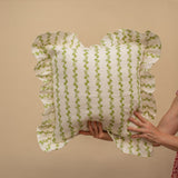 Projektityyny - Seppele Stripe Cushion - Peridot - HAYGEN