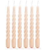 Anna + Nina - Twisted Candle Nude - Set of 6 - HAYGEN