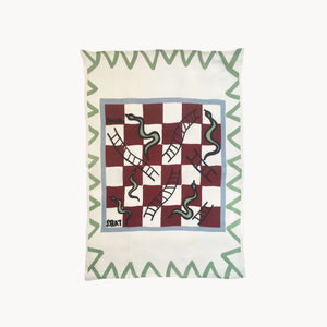 Amuse la Bouche - Snakes & Ladders Tea Towel - HAYGEN