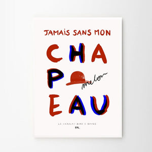 Another Art Project - Le Chapeau Rond et Rouge - 30x40cm - HAYGEN