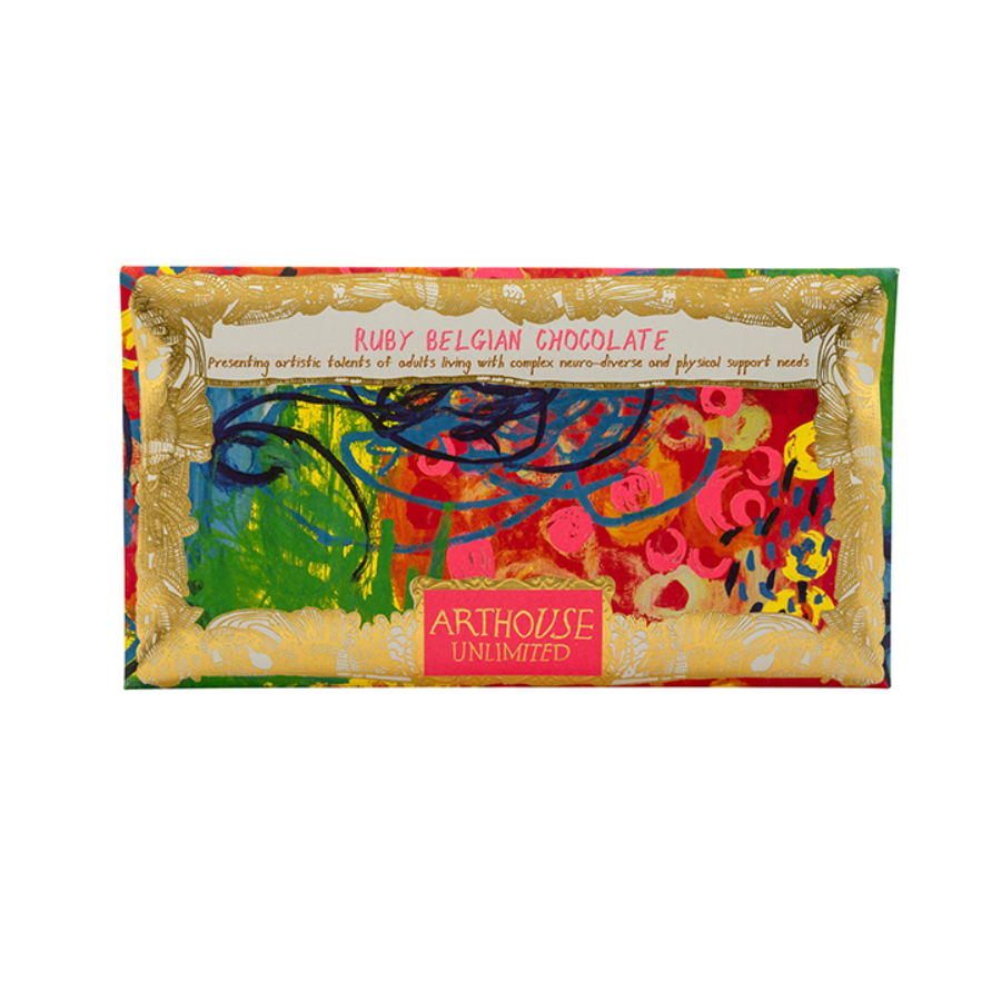Arthouse - Chocolate Bar I Am Disco - Ruby Belgian Chocolate - HAYGEN
