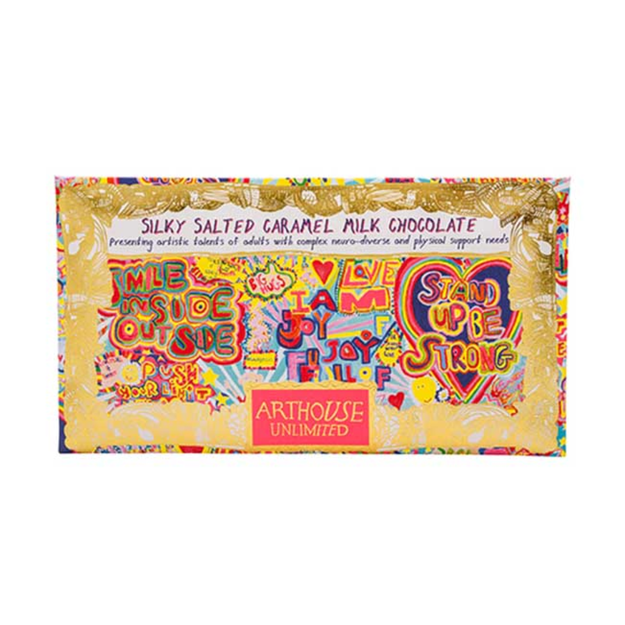 Arthouse - Chocolate Bar Full of Joy - Full of Joy Silky Salted Caramel Milk Chocolate - HAYGEN