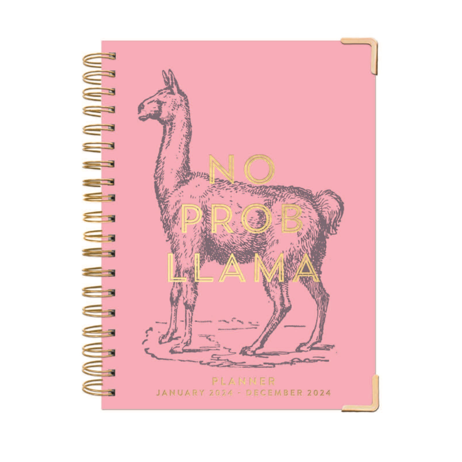 12 Month Planner - No Prob Llama - HAYGEN