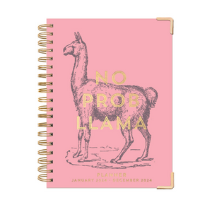 12 Month Planner - No Prob Llama - HAYGEN