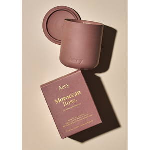 Aery - Moroccan Rose Scented Candle - HAYGEN